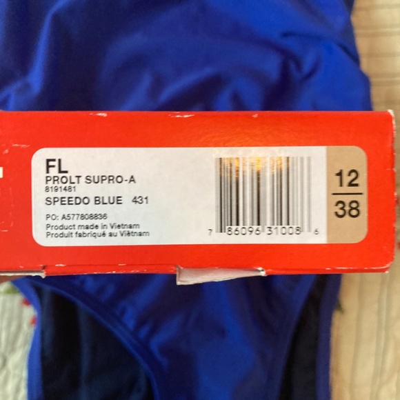 Speedo Women's new in box Pro LT Super Pro Swimsuit in Sapphire - Picture 4 of 7